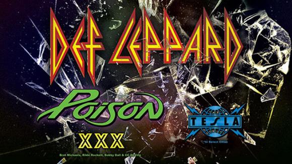 Def Leppard, Poison & Tesla