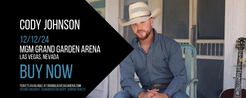 Cody Johnson at MGM Grand Garden Arena